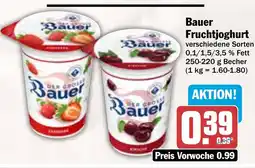 AEZ Bauer Fruchtjoghurt Angebot