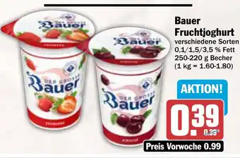 AEZ Bauer Fruchtjoghurt Angebot