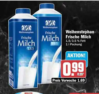 AEZ Weihenstephan Frische Milch Angebot