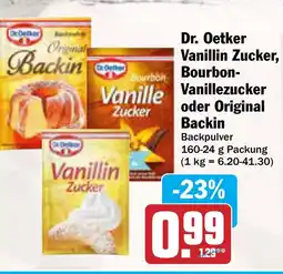 AEZ Dr. Oetker Vanillin Zucker, Bourbon- Vanillezucker oder Original Backin Angebot