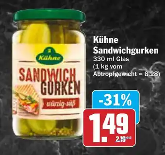 AEZ Kühne Sandwichgurken Angebot