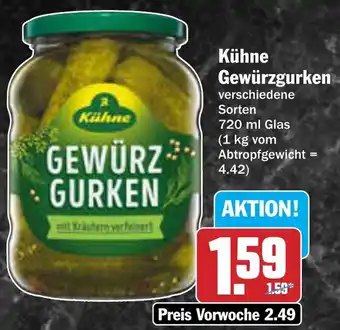 AEZ Kühne Gewürzgurken Angebot