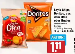 AEZ Lay's Chips, Dorites Doritos, aus dem Ofen oder Bugles Angebot