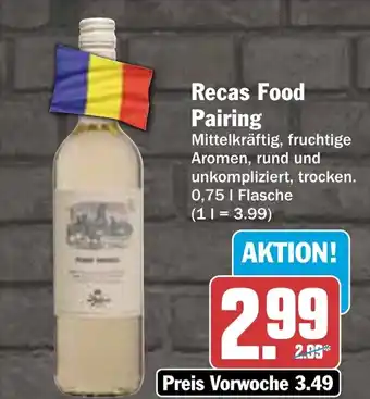 AEZ Recas Food Pairing Angebot