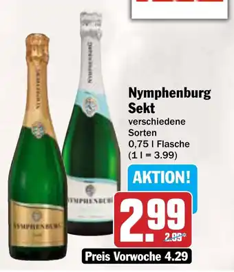 AEZ Nymphenburg Sekt Angebot