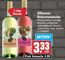 AEZ Sittmann Rebsortenweine Angebot