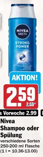 AEZ Nivea Shampoo oder Spülung Angebot