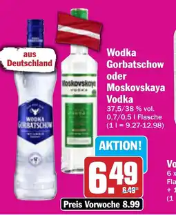 AEZ Wodka Gorbatschow oder Moskovskaya Vodka Angebot