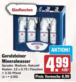 AEZ Gerolsteiner Mineralwasser Angebot