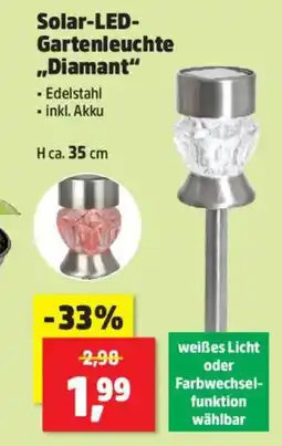 Thomas Philipps Solar-LED- Gartenleuchte ,,Diamant" Angebot