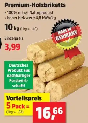 Thomas Philipps Premium-Holzbriketts Angebot