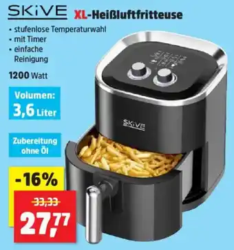 Thomas Philipps SKIVE XL-Heißluftfritteuse Angebot