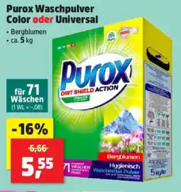 Thomas Philipps Purox Waschpulver Color oder Universal Angebot