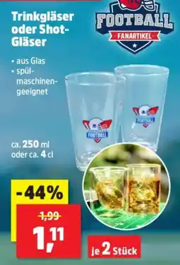 Thomas Philipps FOOTBALL Trinkgläser oder Shot- Gläser Angebot