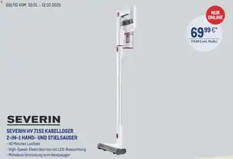 METRO SEVERIN HV 7152 kabelloser 2-in-1 hand- und stielsauger Angebot