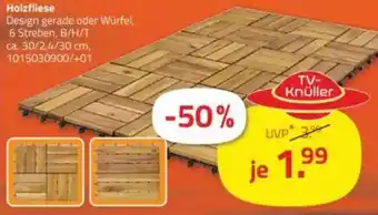 ROLLER Holzfliese Angebot