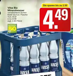 WEZ Vilsa Bio Mineralwasser Angebot