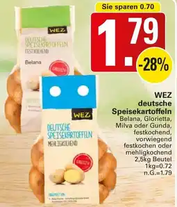 WEZ WEZ deutsche Speisekartoffeln Angebot