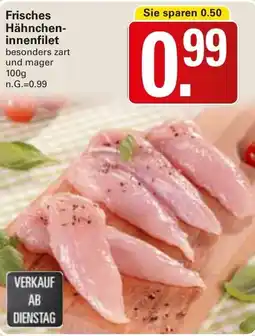 WEZ Frisches Hähnchen- innenfilet Angebot