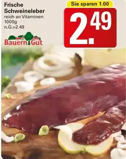 WEZ Frische Schweineleber Angebot