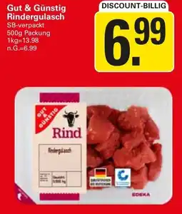 WEZ Gut & Günstig Rindergulasch Angebot