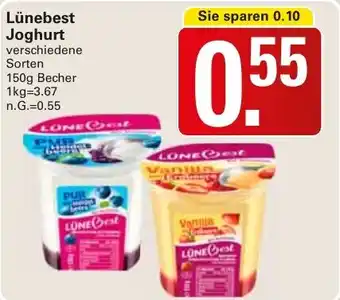 WEZ Lünebest Joghurt Angebot