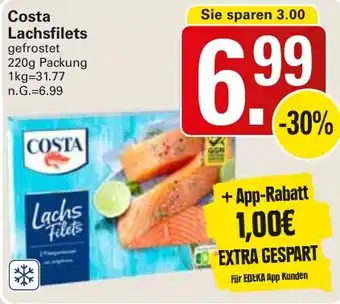 WEZ Costa Lachsfilets Angebot