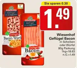 WEZ Wiesenhof Geflügel Bacon Angebot