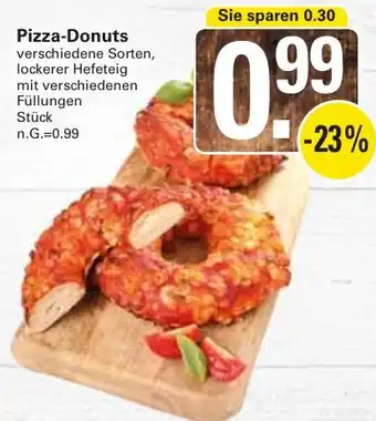 WEZ Pizza-Donuts Angebot