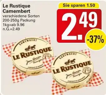 WEZ Le Rustique Camembert Angebot