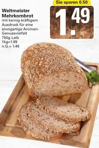 WEZ Weltmeister Mehrkornbrot Angebot