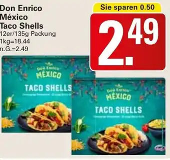 WEZ Don Enrico México Taco Shells Angebot