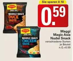 WEZ Magic Asia Nudel Snack Angebot