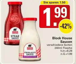 WEZ Block House Saucen Angebot