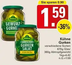 WEZ Kühne Gurken Angebot