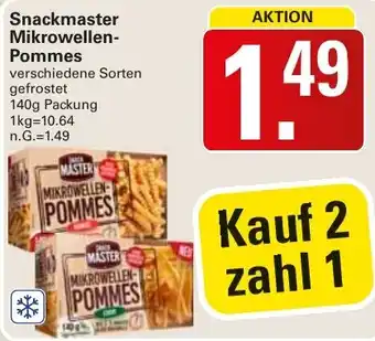 WEZ Snackmaster Mikrowellen- Pommes Angebot