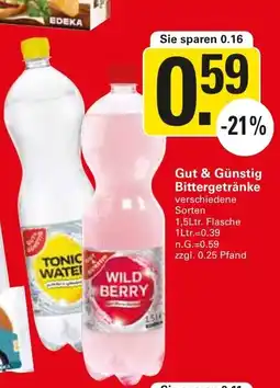 WEZ Gut & Günstig Bittergetränke Angebot