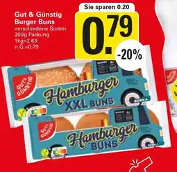 WEZ Gut & Günstig Burger Buns Angebot