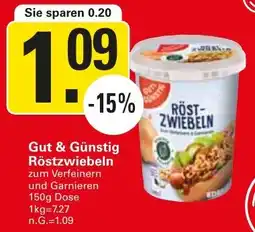 WEZ Gut & Günstig Röstzwiebeln Angebot