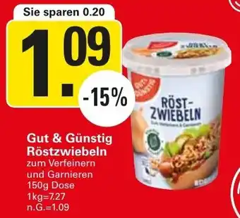 WEZ Gut & Günstig Röstzwiebeln Angebot