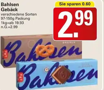 WEZ Bahlsen Gebäck Angebot