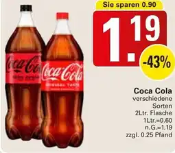 WEZ Coca Cola Angebot