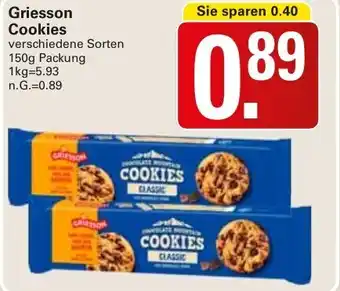 WEZ Griesson Cookies Angebot