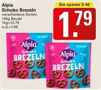 WEZ Alpia Schoko Brezeln Angebot