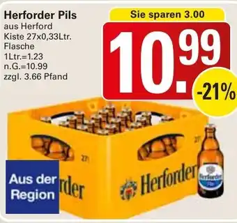 WEZ Herforder Pils Angebot