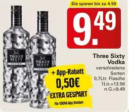 WEZ Three Sixty Vodka Angebot