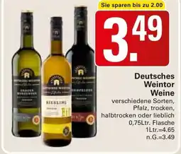 WEZ Deutsches Weintor Weine Angebot