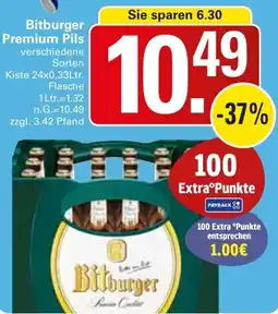 WEZ Bitburger Premium Pils Angebot