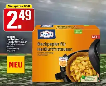 WEZ Toppits Backpapier für Heißluftfritteusen Angebot