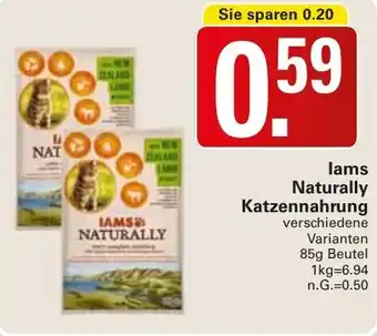 WEZ lams Naturally Katzennahrung Angebot